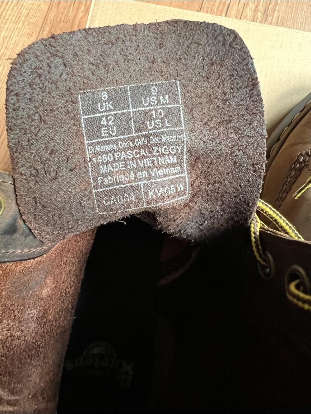 Dr Martens 1460 Ziggy in Crazy Horse leather. men size 9US 8UK 42EU - Picture 11 of 11